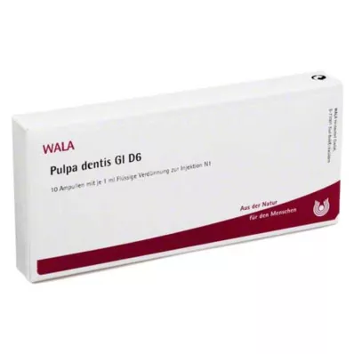PULPA DENTIS GL D 6 Ampoules, 10X1 ml PULPA DENTIS GL D 6 Ampoules, 10X1 ml