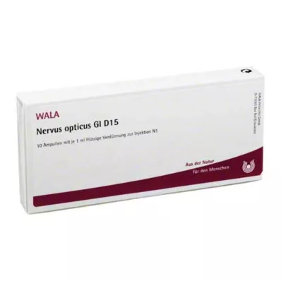 NERVUS OPTICUS GL D 15 Ampoules, 10X1 ml NERVUS OPTICUS GL D 15 Ampoules, 10X1 ml