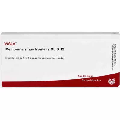 MEMBRANA sinus frontalis GL D 12 ampoules, 10X1 ml