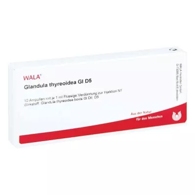 GLANDULA THYREOIDEA GL D 5 ampoules, 10X1 ml