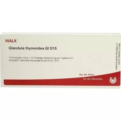 GLANDULA THYREOIDEA GL D 15 Ampoules, 10X1 ml