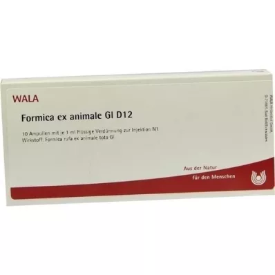 FORMICA EX animale GL D 12 ampoules, 10X1 ml