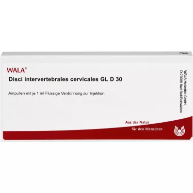 DISCI intervertebrales cervicales GL D 30 ampoules, 10X1 ml