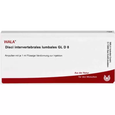 DISCI intervertebral lumbales GL D 8 ampoules, 10X1 ml DISCI intervertebral lumbales GL D 8 ampoules, 10X1 ml