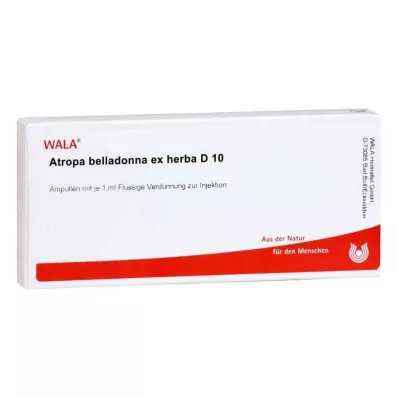 ATROPA belladonna ex Herba D 10 Ampoules, 10X1 ml
