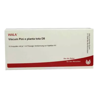 VISCUM PINI e planta tota D 8 Ampoules, 10X1 ml