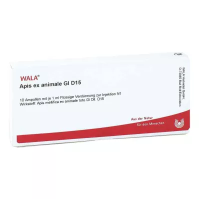 APIS EX animale GL D 15 ampoules, 10X1 ml