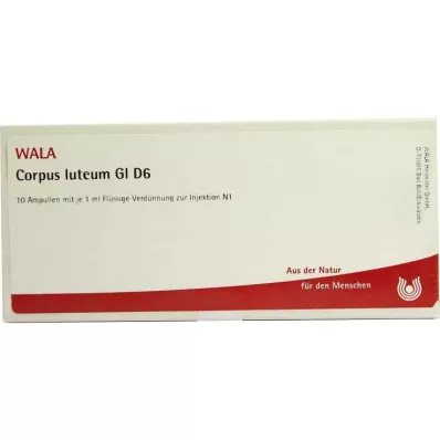 CORPUS LUTEUM GL D 6 Ampoules, 10X1 ml CORPUS LUTEUM GL D 6 Ampoules, 10X1 ml