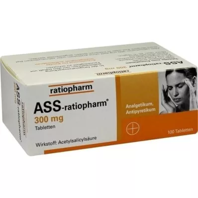 ASS-ratiopharm 300 mg tablets, 100 pcs