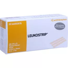 LEUKOSTRIP Suture strips 6.4x76 mm box, 50X3 pcs