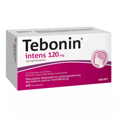 TEBONIN intensive 120 mg film-coated tablets, 200 pcs
