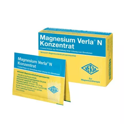 MAGNESIUM VERLA N Concentrate Plv.e.L.for Intake, 20 pcs