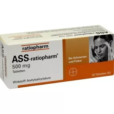 ASS-ratiopharm 500 mg tablets, 50 pcs