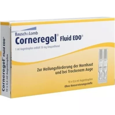 CORNEREGEL Fluid EDO Eye drops, 10X0.6 ml