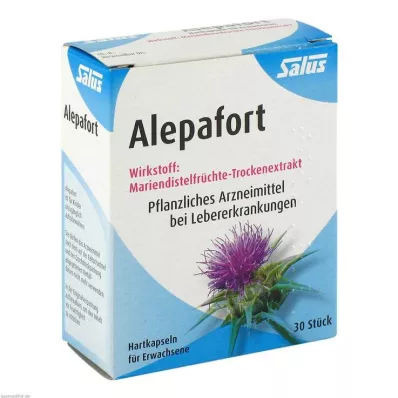 ALEPAFORT Milk Thistle Hard Capsules, 30 Capsules ALEPAFORT Milk Thistle Hard Capsules, 30 Capsules