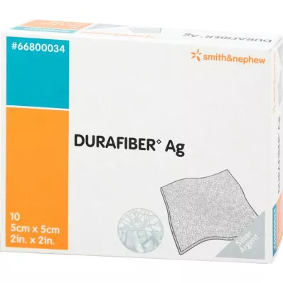 DURAFIBER Ag 5x5 cm dressing, 10 pcs DURAFIBER Ag 5x5 cm dressing, 10 pcs