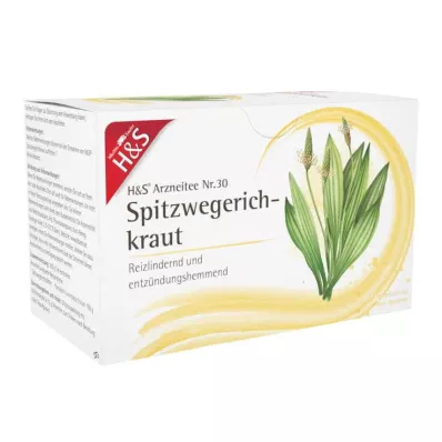 H&amp;S Ribwort Herb Filter Bag, 20X1.5 g