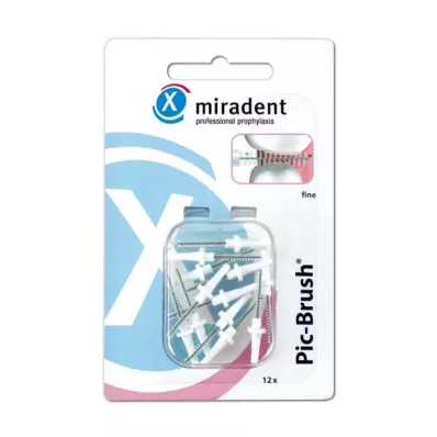 MIRADENT Interd.Pic-Brush replacement brush fine white, 12 pcs MIRADENT Interd.Pic-Brush replacement brush fine white, 12 pcs