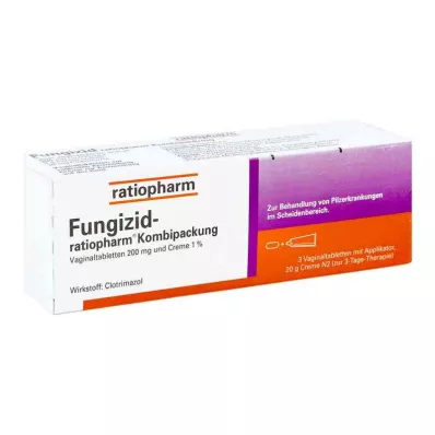 FUNGIZID-ratiopharm 3 vag. tablets + 20g cream, 1 p FUNGIZID-ratiopharm 3 vag. tablets + 20g cream, 1 p