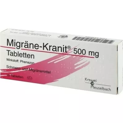 MIGRÄNE KRANIT 500 mg tablets, 10 pcs