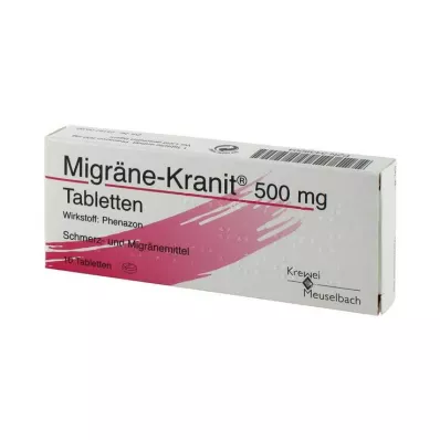 MIGRÄNE KRANIT 500 mg tablets, 10 pcs