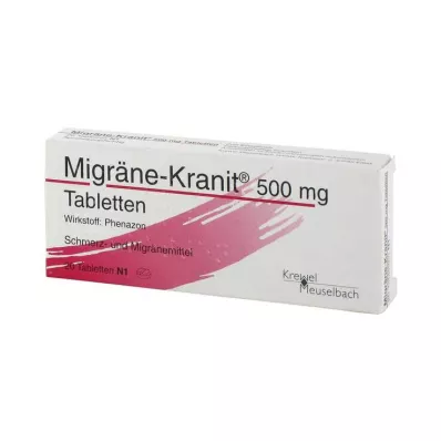 MIGRÄNE KRANIT 500 mg tablets, 20 pcs MIGRÄNE KRANIT 500 mg tablets, 20 pcs
