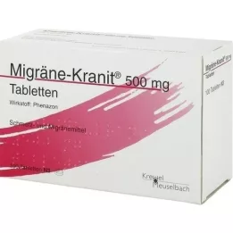 MIGRÄNE KRANIT 500 mg tablets, 100 pc