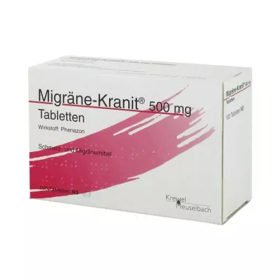 MIGRÄNE KRANIT 500 mg tablets, 100 pc MIGRÄNE KRANIT 500 mg tablets, 100 pc