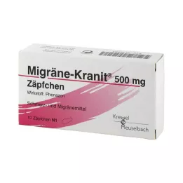 MIGRÄNE KRANIT 500 mg suppository, 10 pcs
