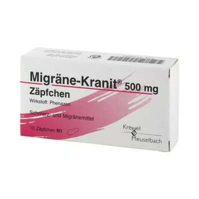 MIGRÄNE KRANIT 500 mg suppository, 10 pcs