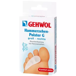 GEHWOL Polymer gel hammer toe pad G right, 1 pc