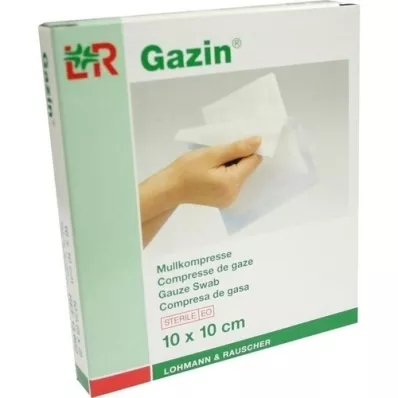 GAZIN Gauze comp.10x10 cm sterile 8x, 5X2 pcs