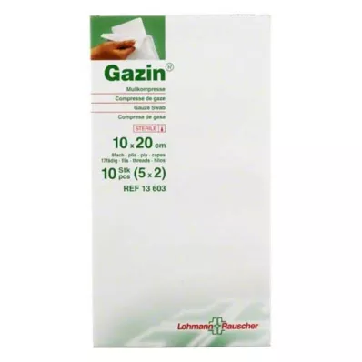GAZIN Gauze comp.10x20 cm sterile 8x, 5X2 pcs