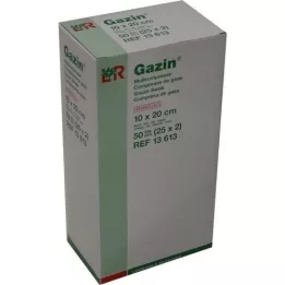 GAZIN Gauze comp.10x20 cm sterile 8x, 25X2 pcs