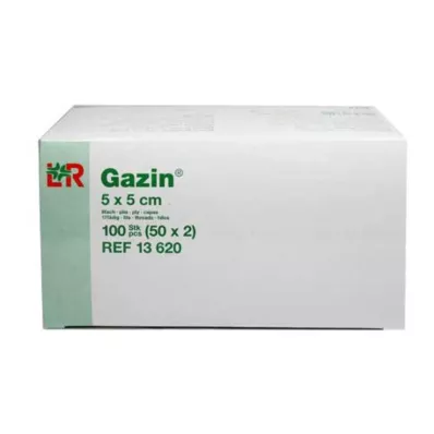 GAZIN Gauze comp.5x5 cm sterile 8x, 50X2 pcs