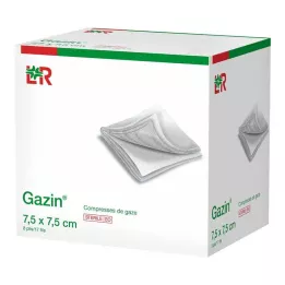 GAZIN Gauze comp.7,5x7,5 cm sterile 8x, 50X2 pcs