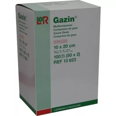 GAZIN Gauze comp.10x20 cm sterile 8x, 50X2 pcs