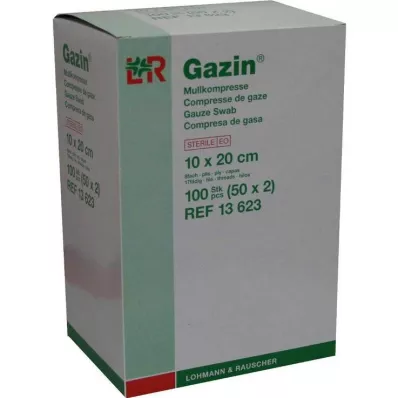GAZIN Gauze comp.10x20 cm sterile 8x, 50X2 pcs