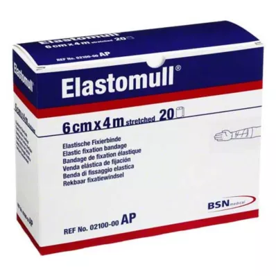 ELASTOMULL 6 cmx4 m elastic fixation band 2100, 20 pcs ELASTOMULL 6 cmx4 m elastic fixation band 2100, 20 pcs
