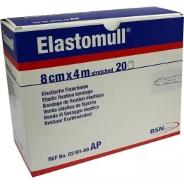 ELASTOMULL 8 cmx4 m elastic fixation band 2101, 20 pcs