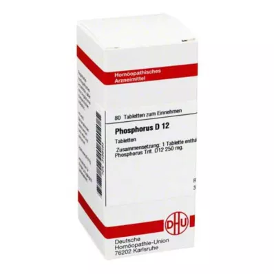 PHOSPHORUS D 12 tablets, 80 pc