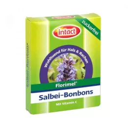 FLORIMEL Sage candies with vitamin C sugar-free, 40 g