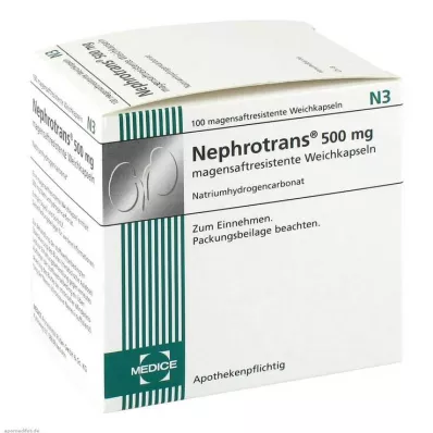 NEPHROTRANS enteric-coated capsules, 100 pcs