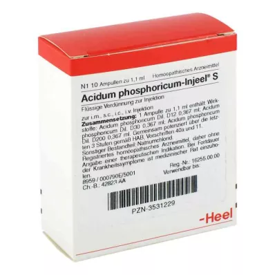 ACIDUM PHOSPHORICUM INJEEL S Ampoules, 10 pc