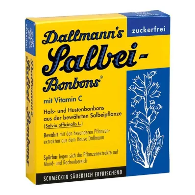 DALLMANNS Sage sweets sugar-free, 20 pcs DALLMANNS Sage sweets sugar-free, 20 pcs