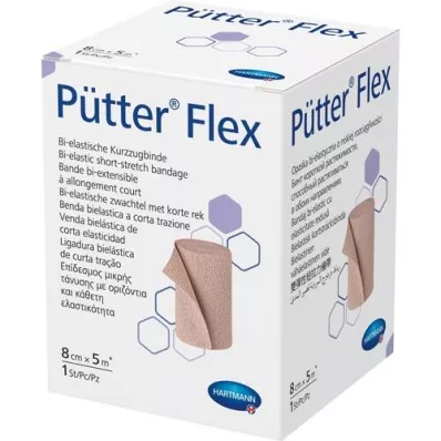 PÜTTER Flex bandage 8 cmx5 m, 1 pc