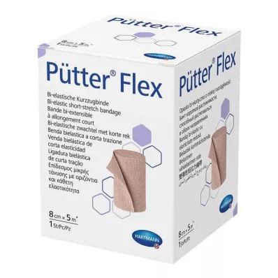 PÜTTER Flex bandage 8 cmx5 m, 1 pc PÜTTER Flex bandage 8 cmx5 m, 1 pc