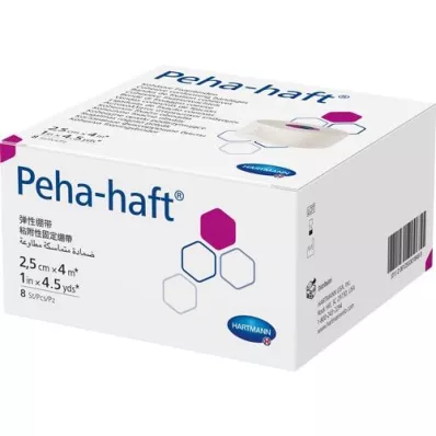 PEHA-HAFT Fixation bandage latex-free 2.5 cmx4 m, 8 pcs