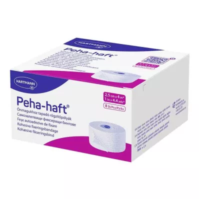 PEHA-HAFT Fixation bandage latex-free 2.5 cmx4 m, 8 pcs PEHA-HAFT Fixation bandage latex-free 2.5 cmx4 m, 8 pcs