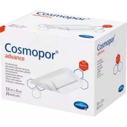 COSMOPOR Advance wound dressing 5x7.2 cm, 25 pcs